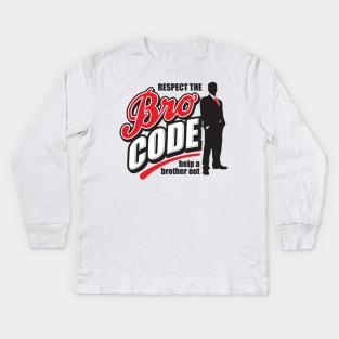 Bro Code Kids Long Sleeve T-Shirt